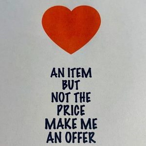 Reasonable offers please!